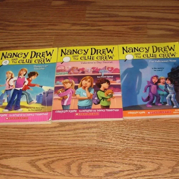 Carolyn Keene NANCY DREW and the CLUE CREW 3 books - Picture 1 of 3